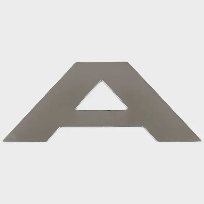 Marquis Boat Letter A Emblem 8150512 | 6 1/4 x 2 3/4 Inch Stainless Steel Limited Time