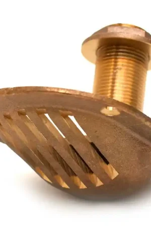 Wholesale Sportsman Boat Scoop Strainer 100124 | 1 Inch Brass
