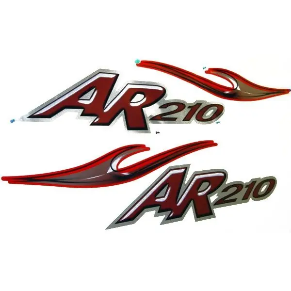 Yamaha Boat Decal FOR-U417J-90 | AR 210 Burgundy 54 Inch (Set of 2) Flash Sale
