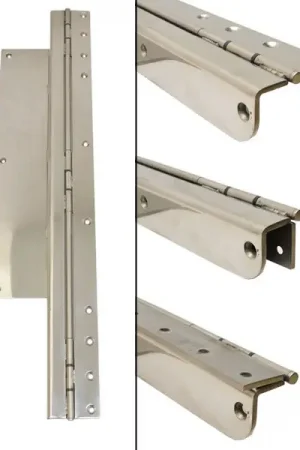 Affordable Boat Head Door Complex Hinge PB5562926 | 30 x 7 1/4 Inch Aluminum