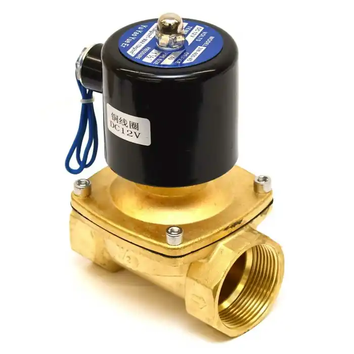Special Offer Baomain Boat Solenoid Valve 2W-400-40 | 12VDC Brass 1 1/2 Inch