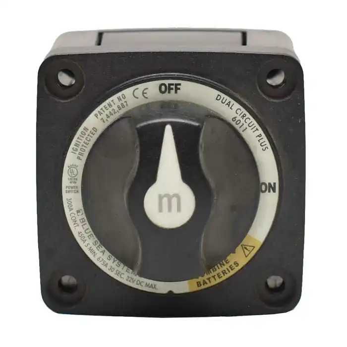 Viral Blue Sea Systems Boat Battery Switch 6011200 | 32VDC 300A Black