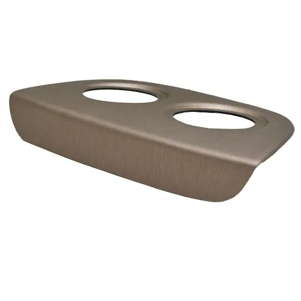Special Offer Bryant Boat Cup Holder Panel BRY0009 | 15 x 8 Brushed Bronze Plastic