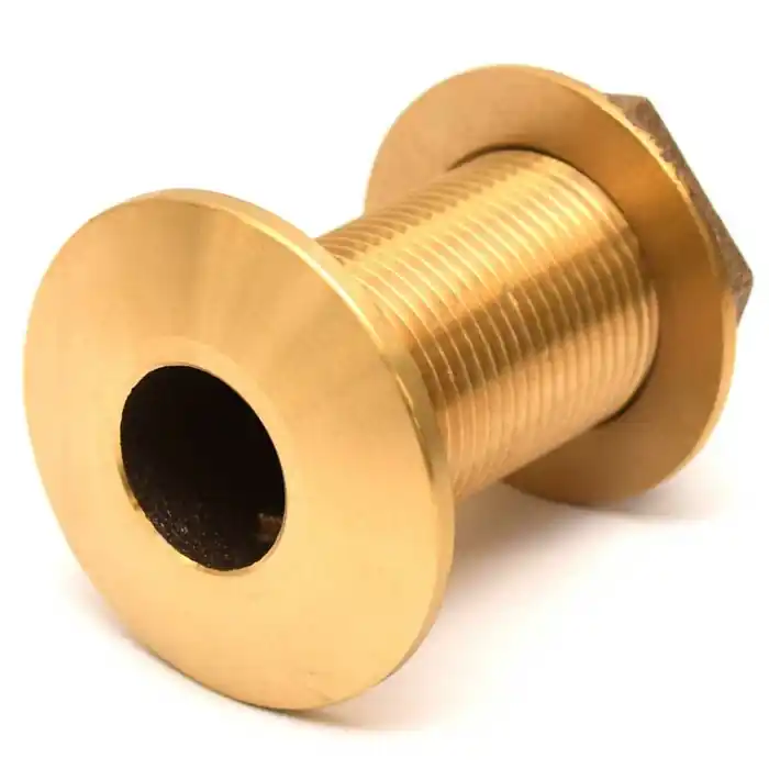 New Release Groco Boat Thru-Hull Fitting TH-1250-W | Straight 1 1/4 Inch