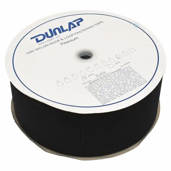 Dunlap Boat Hook Fastener Tape Roll 190972 | 4 Inch Nylon (25 Yards) Best Price