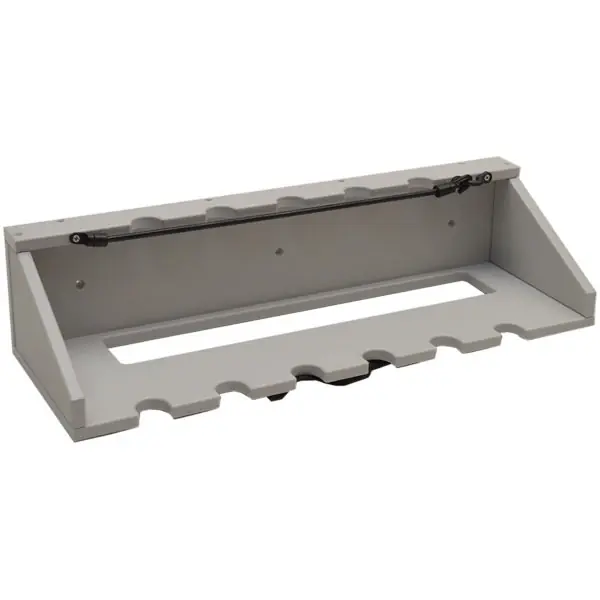 Premium Lund 2025 Boat Fishing Rod Holder | Light Gray Starboard