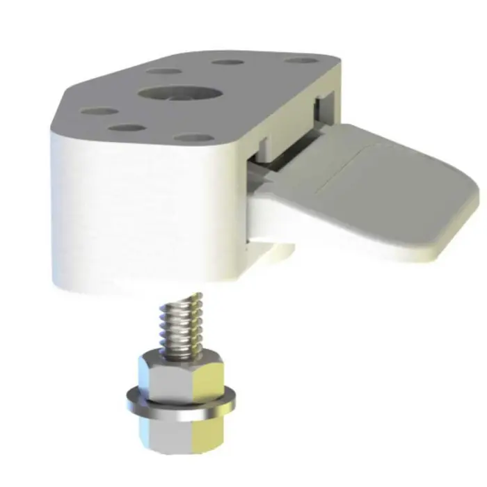 Next Day Delivery TACO Marine White Nylon Low Profile Concealed Sundeck Latch 2-3/4" Pin F45-0339W
