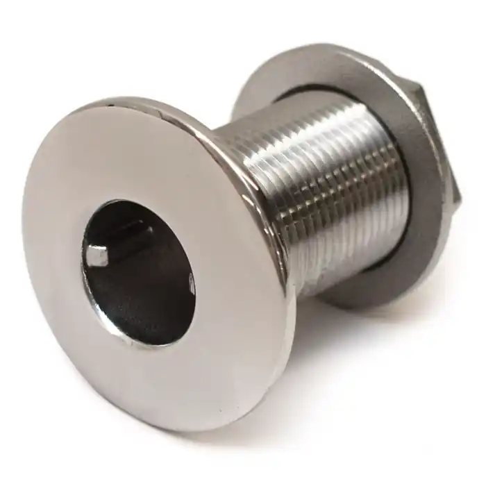 Attwood Boat Thru Hull Fitting 66561-1 | 1 1/4 Inch Stainless Steel Fan Favorite