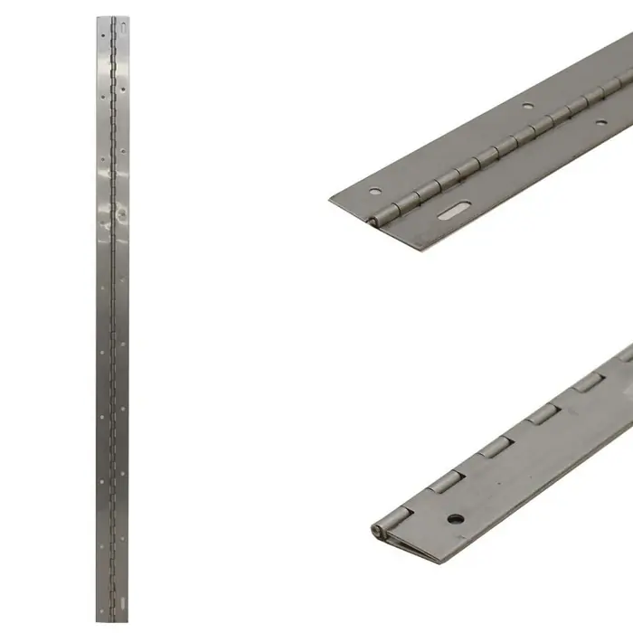 Direct From Factory Boat Piano Hinge Stainless Steel | 38 x 2 Inch 18 Gauge