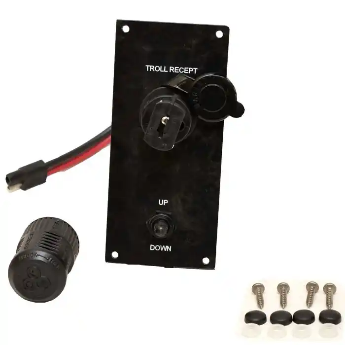 Marine Boat Trolling Motor Panel | W/ Plugs High Quality