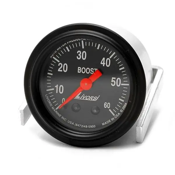 Livorsi Boat Boost Gauge GMB60BKBK | 2 Inch Black Hot Picks