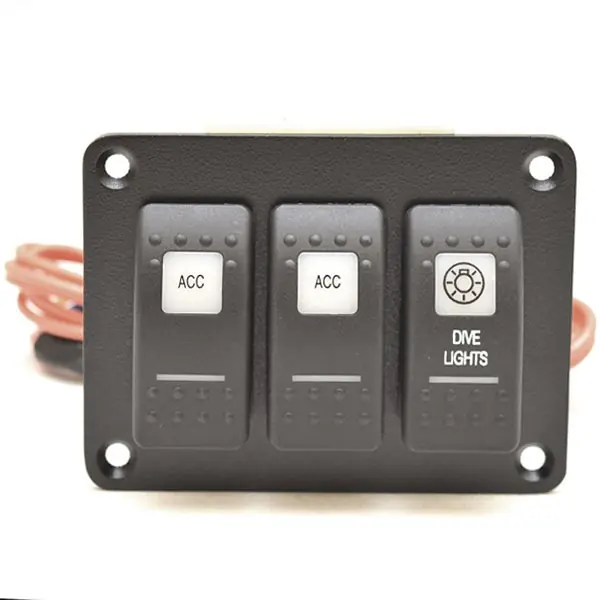 Crownline Boat Helm Switch Panel 241-04954-P | 330 Cruiser Black Affordable