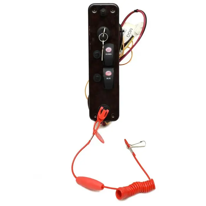 Premier Pontoon Boat Ignition Switch Panel | 10 1/8 x 2 3/4 Inch Hot Deal