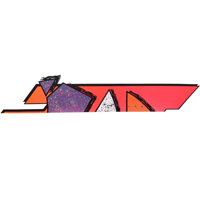 Bayliner Boat Decal 114846-01 | STBD 30 3/8 Inch Pink Orange Purple Flash Sale