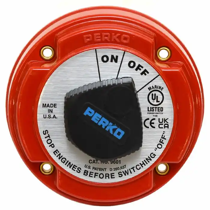Best Choice Perko Boat Main Battery Disconnect Switch 9601DP | 2-Position 250A