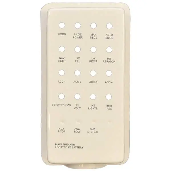 Express Delivery Ranger Boat Breaker Box 9859204 | 11 1/8 x 6 1/8 Inch Off White