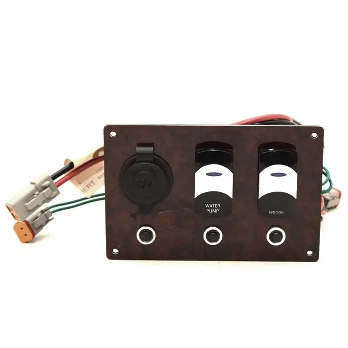 South Bay Boat Switch Panel 65207 | 5 3/4 x 3 3/4 Inch Woodgrain Budget