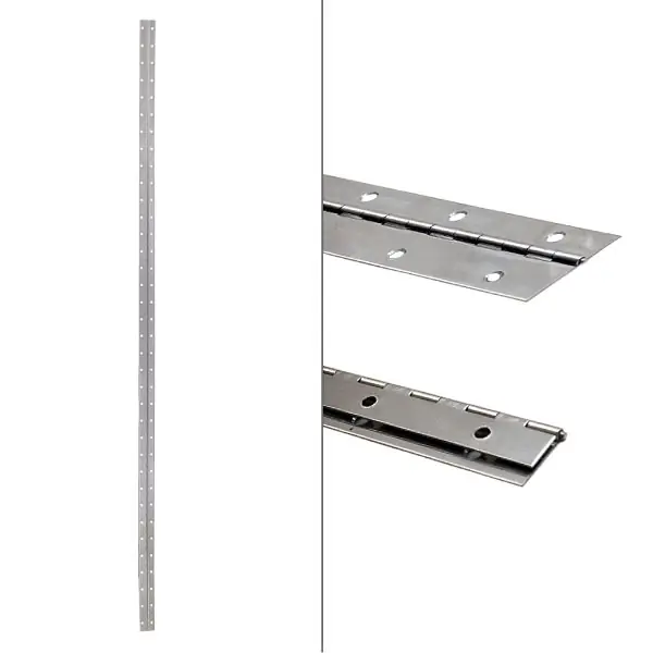 One Day Deal Standard Boat Piano Hinge | 72 x 1 3/4 Inch 18 Gauge Stainless Steel