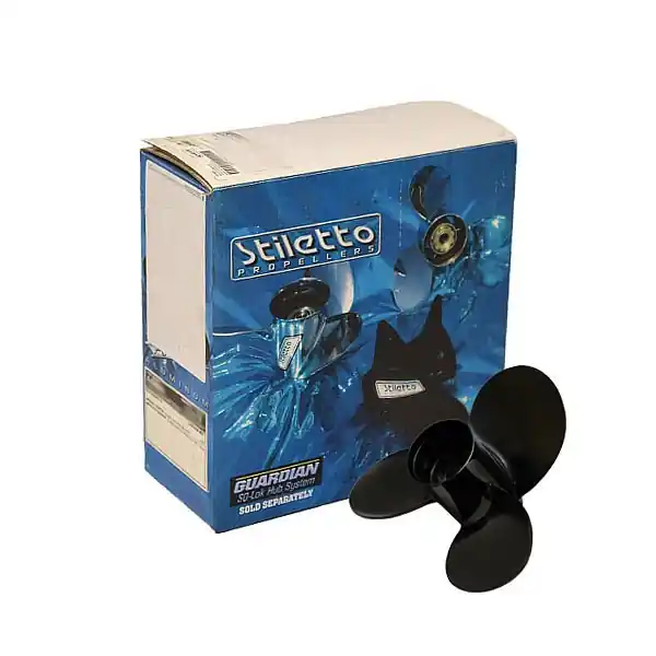 Get Yours Stiletto Ariva Boat Propeller C11208 | RH Aluminum 12 1/2 x 8 P