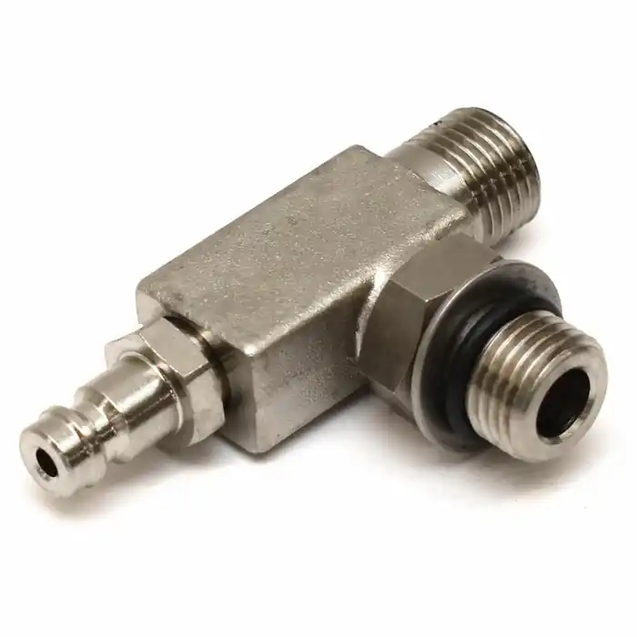 One Day Deal Uflex Boat Hydraulic Steering T-Fitting 71861H | ORF Hose 9/16 Inch