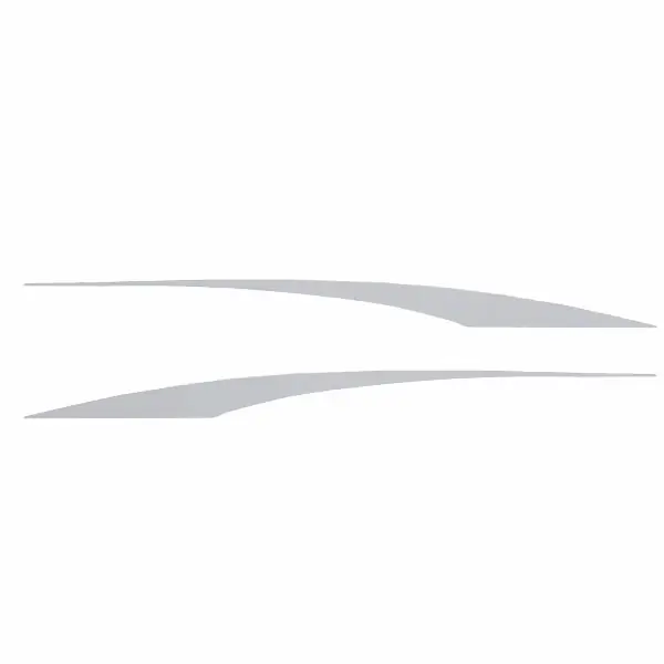 Clearance Rinker Boat Decal Sticker 2190030 | OEM 108 x 6 Inch Silver (Set of 2)