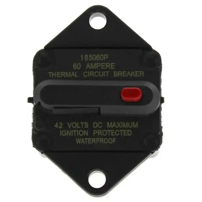 Bussman Boat Circuit Breaker 185060P | 60 Amp Panel Mount Hassle-Free Returns