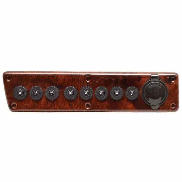 Seasonal Sale Boat Breaker Panel | Godfrey Pontoon Woodgrain 9 1/2 x 2 1/8 Inch