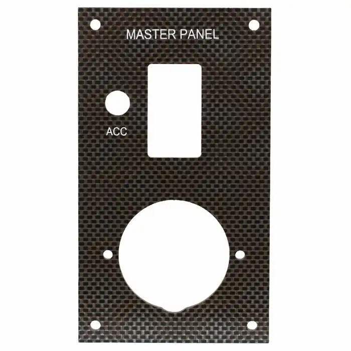 Bass Cat Boat Blank Master Panel | Rocker Switch Brown Brick Trusted Brand