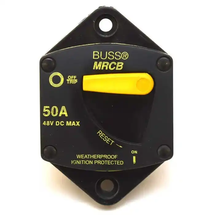Order Now Eaton Bussmann Boat Circuit Breaker 187050P-03-1 | 50 A 48 VDC