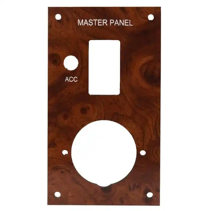Bass Cat Boat Blank Master Panel | Woodgrain 3 x 5 1/4 Inch Direct From Manufacturer