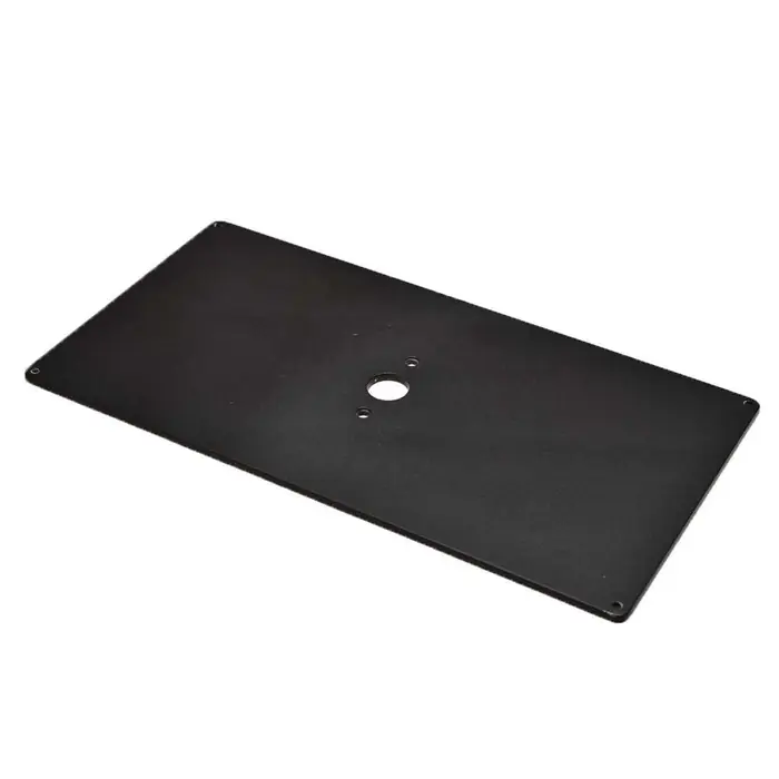 Original Larson Boat Mounting Panel 6789101 | 14 x 7 1/8 Inch Stainless Black