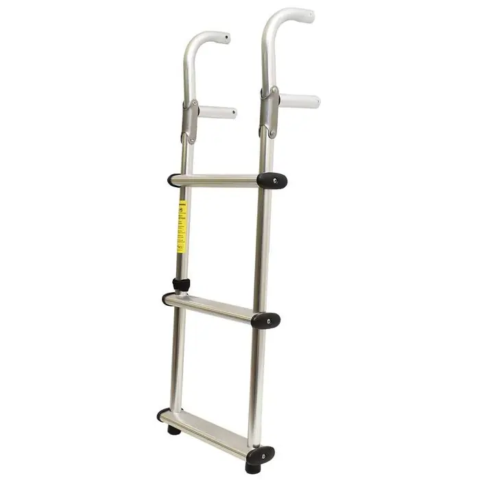 Garelick Boat Folding Transom Ladder 18018 | 3-Step 34 1/4 Inch No Minimum Order