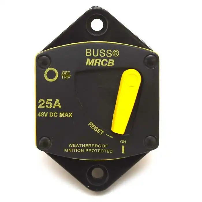 Eaton Bussmann Boat Circuit Breaker 187025P-03-1 | 25 A 48 VDC Buy Online