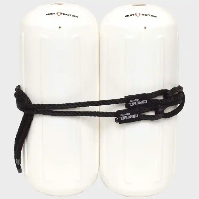 Warranty Included Extreme Max Boat HTM Fenders 3006.7297.2 | 15 x 6 1/2 Inch White (2 PC)