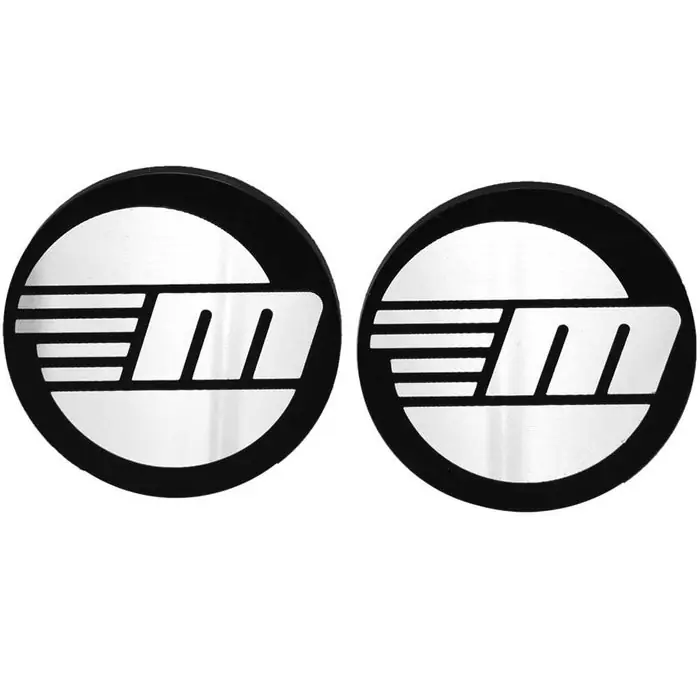 Trending Malibu Boat M Emblem Plate 5992153 | 2 5/8 Inch Aluminum (Pair)