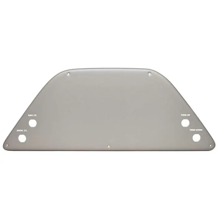 Fresh Stock Ranger Boat Blank Switch Panel 321359 | Matte Gray Plastic