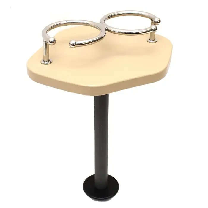 Free Delivery Pontoon Boat Bar Cup Holder Table MI-012P-TA | w/ Paper Towel Holder