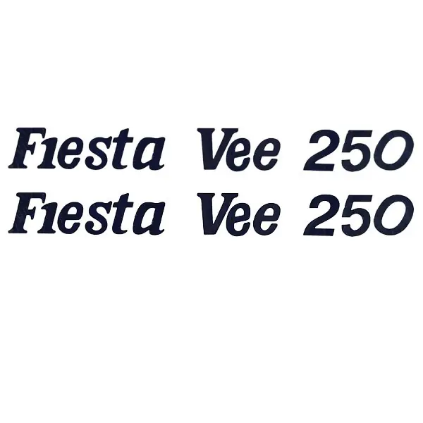 Rinker Boat Brand Decal | Fiesta Vee 250 Metallic Blue (Pair) Flash Sale