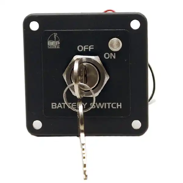 BEP Boat Remote Battery Switch 722-KS | w/ Keys 2 3/4 x 2 3/4 Inch Save Now