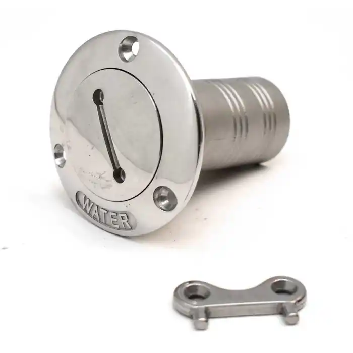 Handmade Four Winns Boat Water Deck Fill 030-1885 | 1 1/2 Inch Stainless Steel