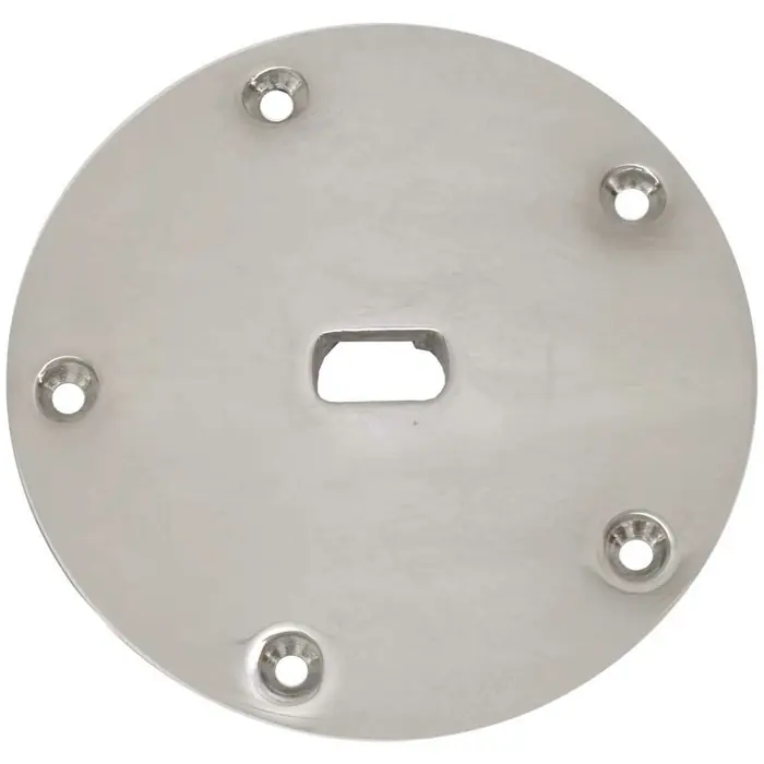 Cruisers Boat Table Base Mount Plate | Stainless Mirror 5 7/8 Inch Exclusive