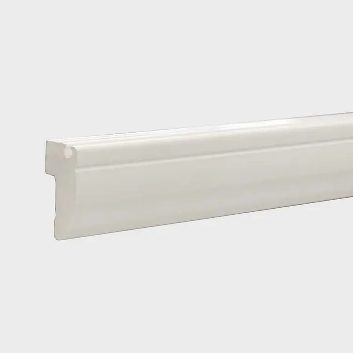 Editor’s Pick Taco Boat Door Stop Molding V25-9800CRA8 | 1 7/8 Inch Cream PVC (8FT)