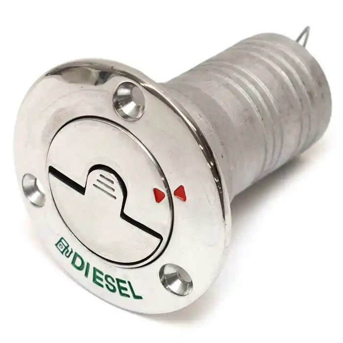 Reduced Price Marquis Yachts Boat Diesel Fuel Deck Fill | 1 1/2 Inch Stainless Steel
