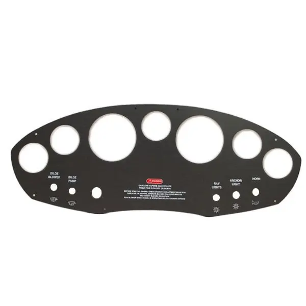 Sea Ray Boat Blank Gauge / Switch Panel 1970925 | Black Plastic Latest