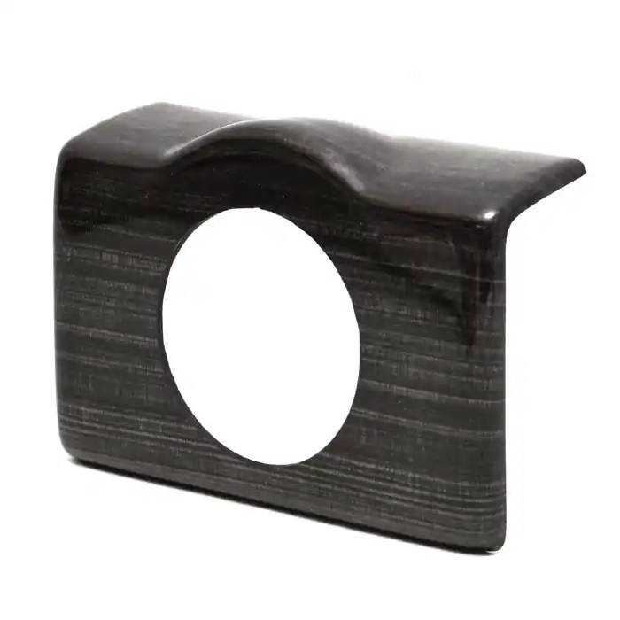 Lund Boat Blank Gauge Panel 2249687 | 6 5/8 Inch Black Faux Woodgrain Must Have