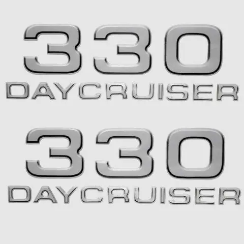 Hot Picks Larson Boat Raised Decal 139837-01 | 330 Daycruiser Silver (Pair)