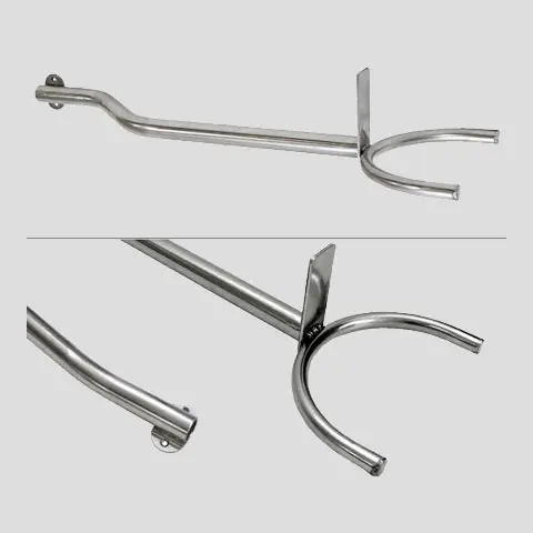 Luxury Cruisers Yacht Boat Forward Exhaust Support R0144500 | 26 Inch Stainless