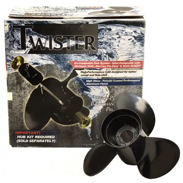 Secure Checkout Michigan Wheel Twister Boat Propeller 221506 | Universal RH 10 1/8 x 14P