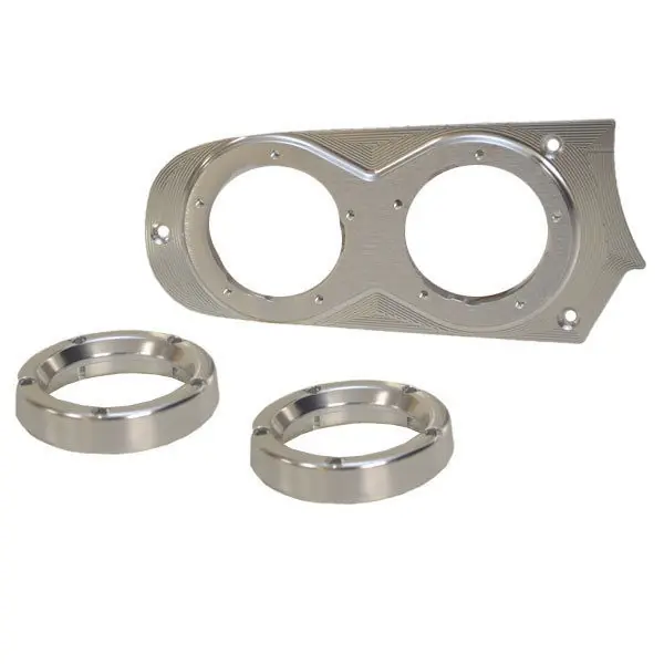 MasterCraft Boat Blank Gauge Panel | w/ Bezels Aluminum (Set of 3) Sale