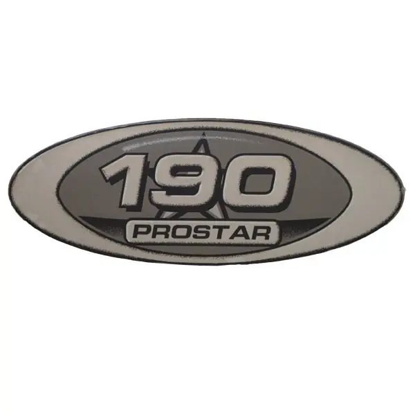 Mastercraft Boat Raised Decal | ProStar OEM 190 Silver Gray 13 1/2 Inch Buy Today